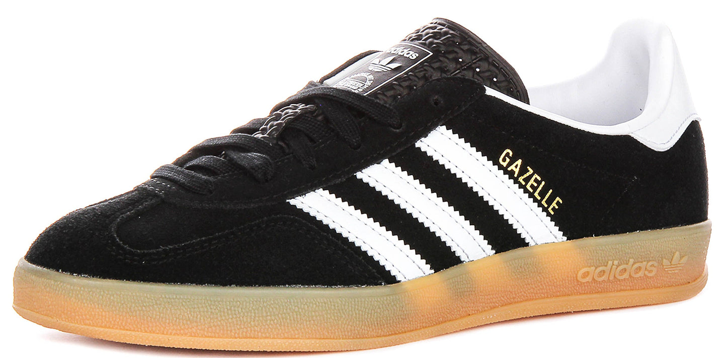 Adidas Gazelle Indoor Nero Bianco per Giovani