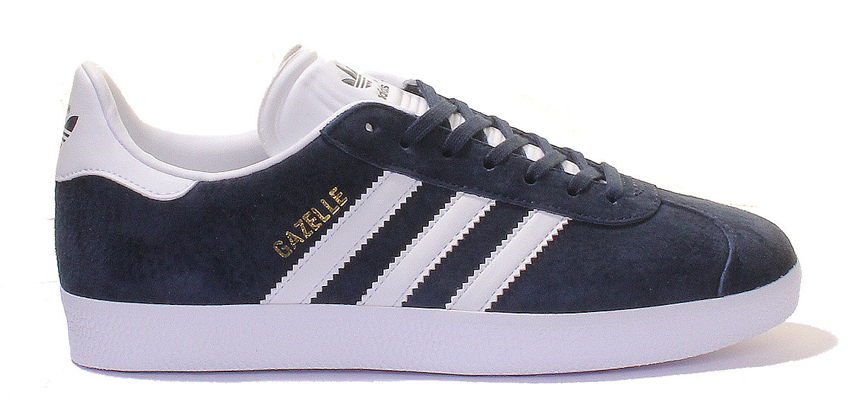 Adidas Gazelle Réédition Vintage unisexe des baskets à lacets des années 60 dans le style marine blanc