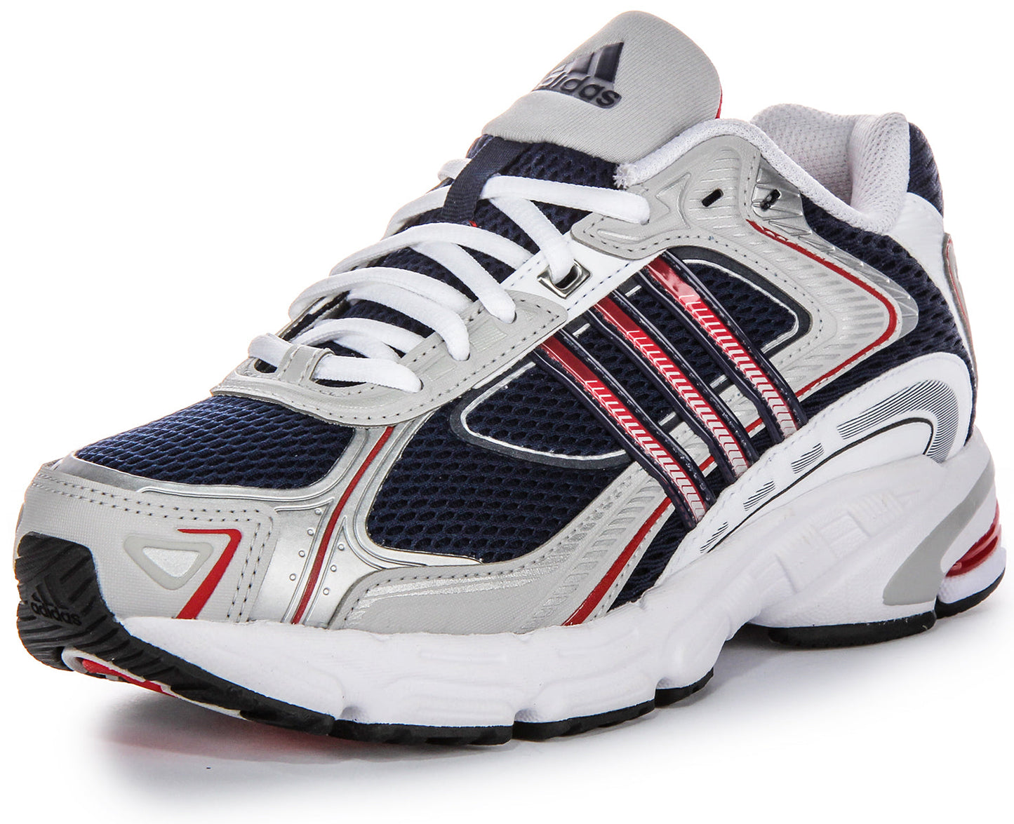 Baskets en mesh pour hommes Adidas Response CL Sporty Overlay inspirées des années 2000 en marine et gris