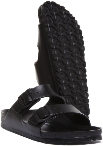 Birkenstock Arizona EVA Sandale à double lanière pour femmes en noir