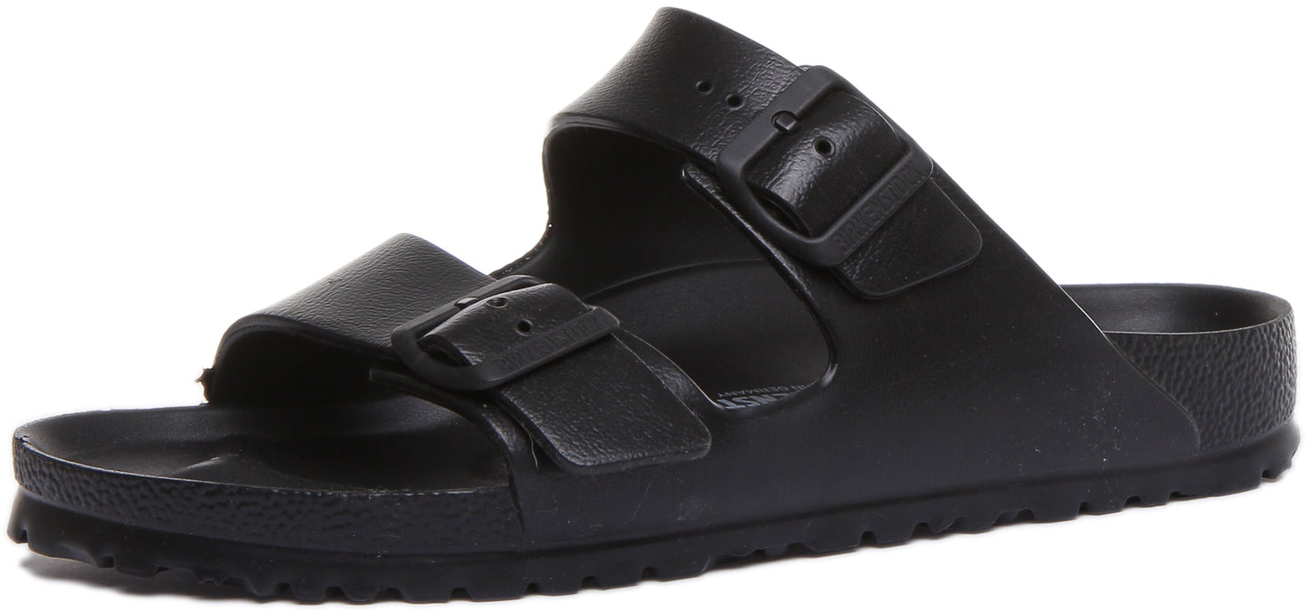 Birkenstock Arizona EVA Sandale à double lanière pour femmes en noir