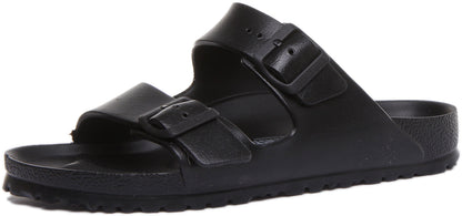 Birkenstock Arizona EVA Sandale à double lanière pour femmes en noir