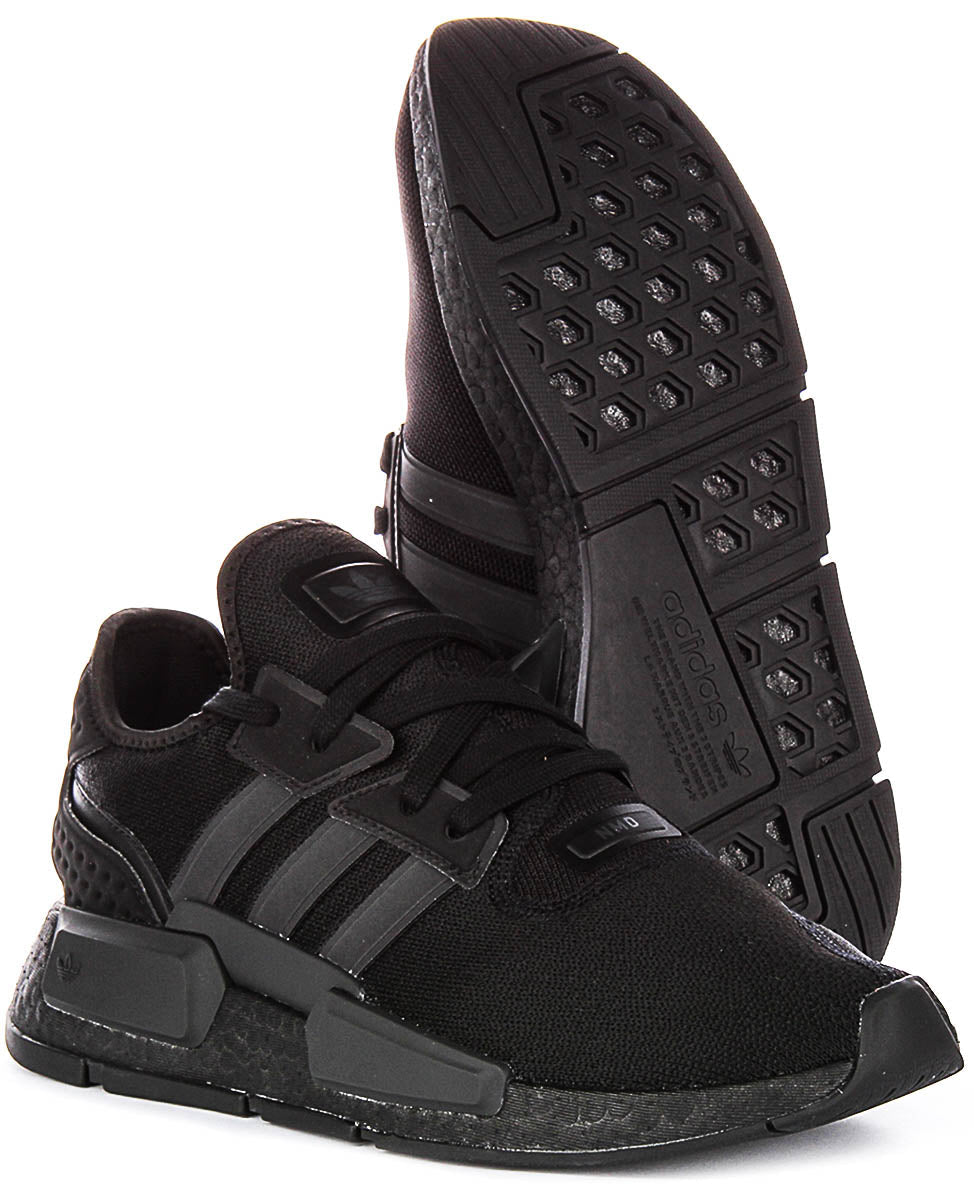Chaussures de sport en mesh pour homme Adidas NMD_G1 80s Running Knit Soft Feel SNL en noir