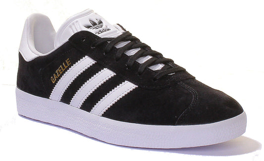 Adidas Gazelle Réédition Vintage unisexe des baskets à lacets des années 60 dans le style marine blanc