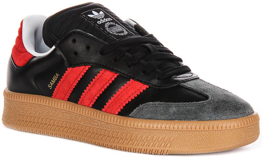 Adidas Samba XLG J en Noir Rouge pour Jeunes