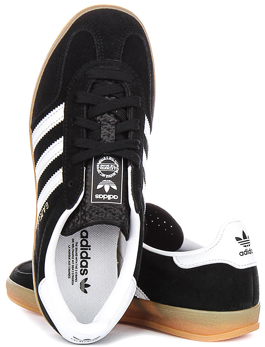 Adidas Gazelle Indoor Nero Bianco per Giovani