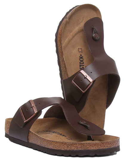 Birkenstock Ramses BF sandales à semelle en liège marron foncé pour hommes