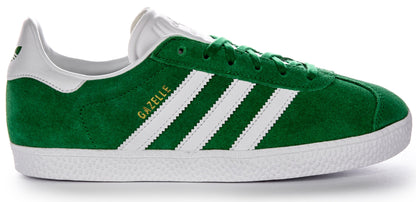 Baskets en cuir suédé Adidas Gazelle Authentic Multi Purpose 90s Junior en vert