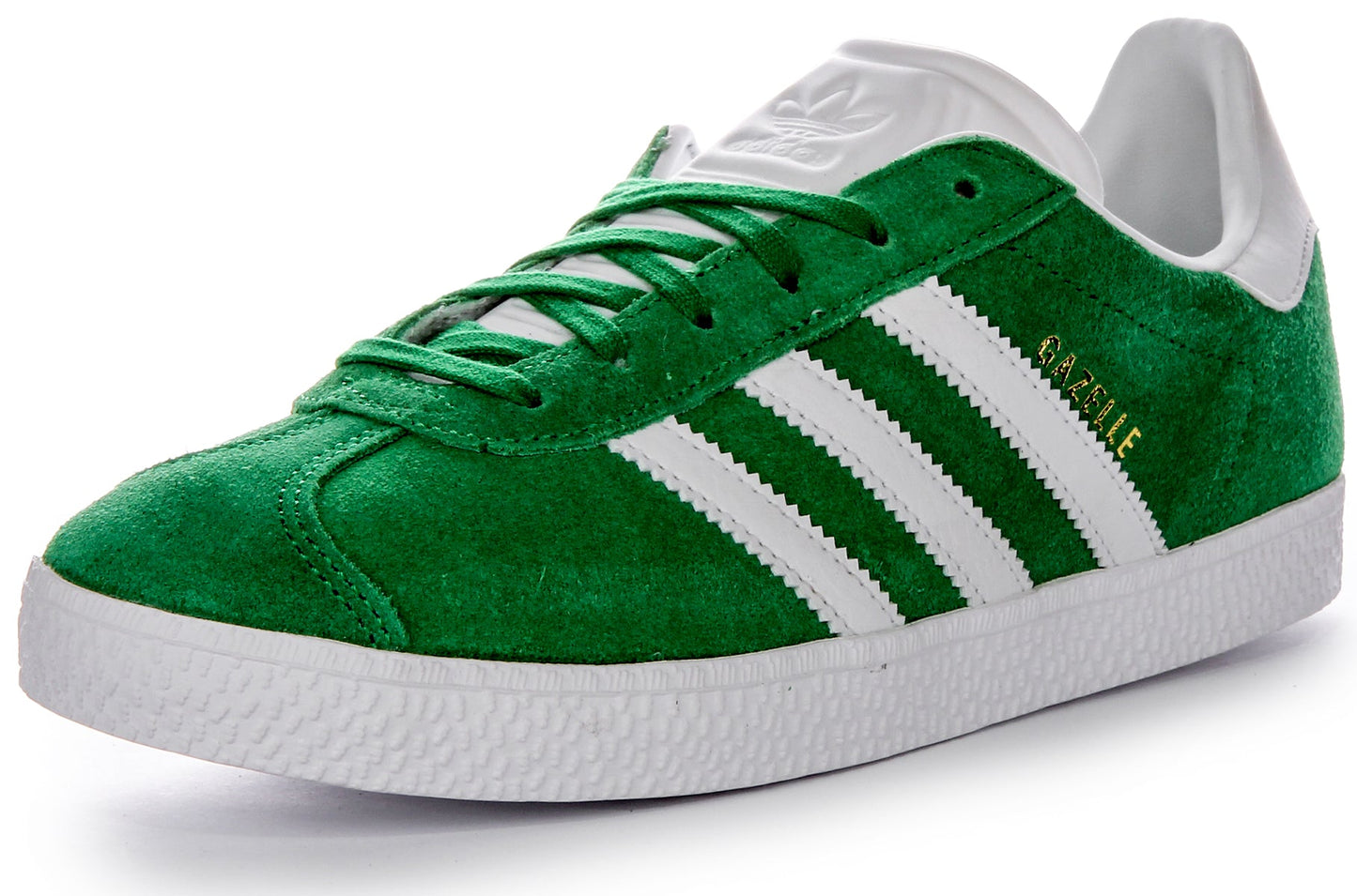 Baskets en cuir suédé Adidas Gazelle Authentic Multi Purpose 90s Junior en vert
