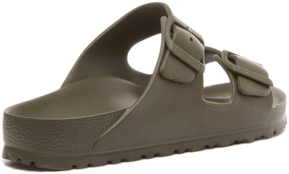 Birkenstock Arizona EVA Sandale à double lanière pour femme en kaki