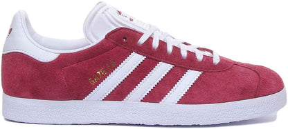 Adidas Gazelle Baskets à lacets vintage reissue des années 60 poure en maroon