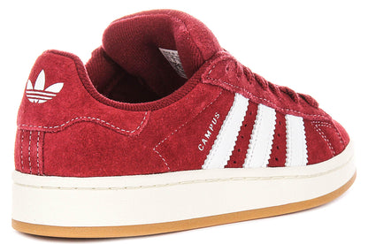 Adidas Campus 00S en Granate Blanco