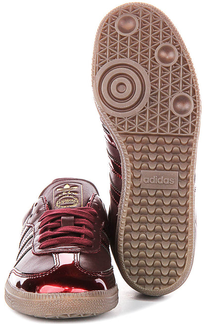 Adidas Samba OG W In Maroon Metalic For Women