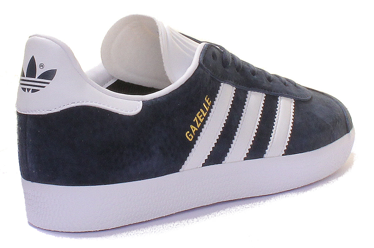 Adidas Gazelle Réédition Vintage unisexe des baskets à lacets des années 60 dans le style marine blanc