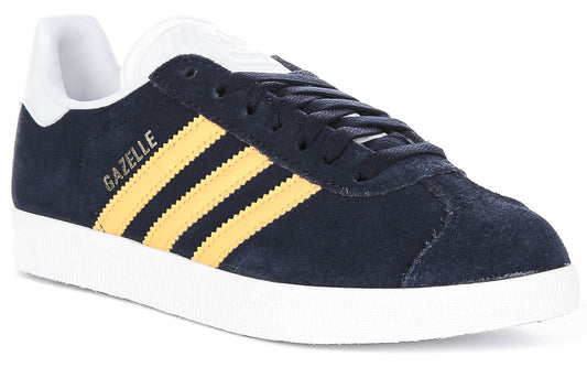 Adidas Gazelle en Bleu Marine Jaune