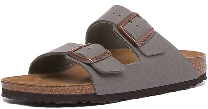 Birkenstock Arizona sandales à double lanière en pierre Birko Flor en liège pour femmes