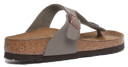 Birkenstock Gizeh sandale pour femmes Birko Flor style string pierre