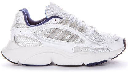 Chaussures de sport en mesh pour femme Adidas 90s Design Adiplus avec amorti en blanc