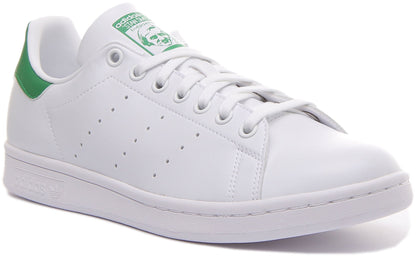 Adidas Stan Smith Chaussures de tennis classiques végane Primegreen pour hommes en blanc vert