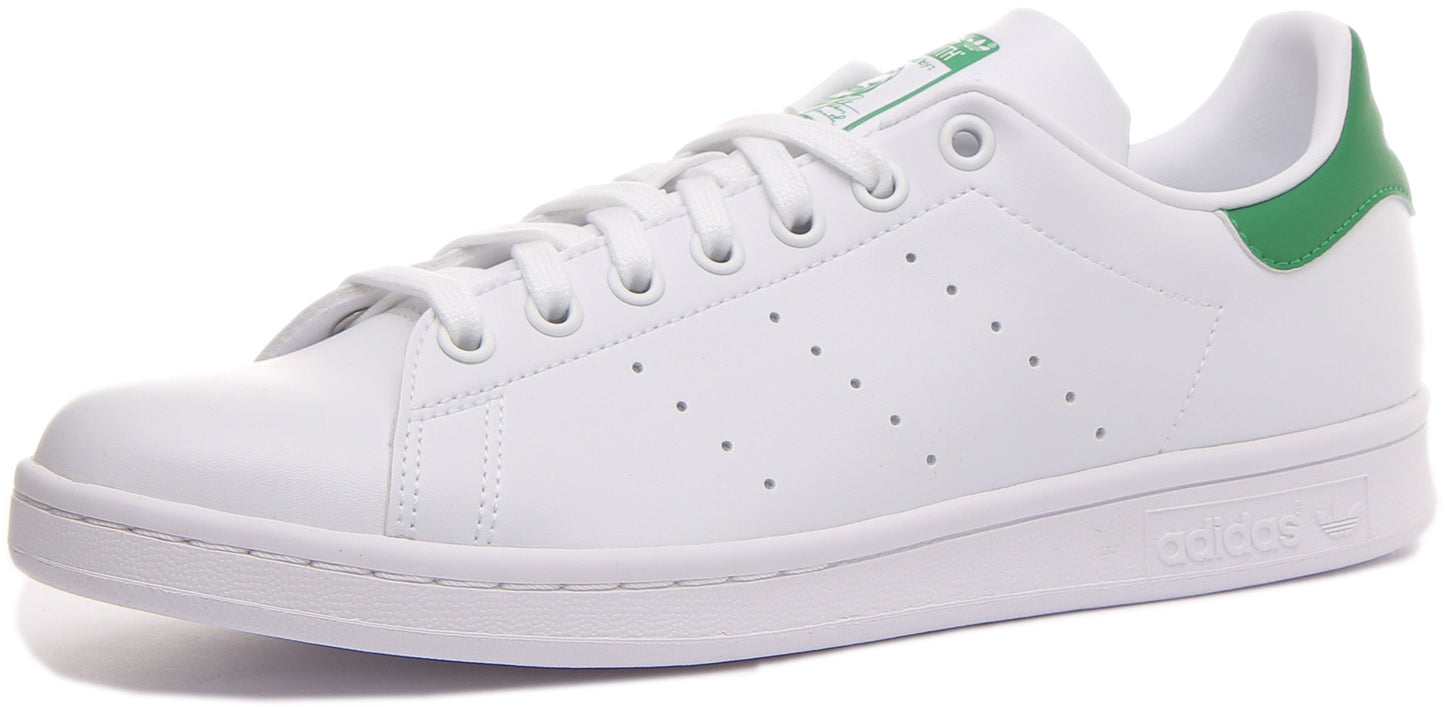 Adidas Stan Smith Chaussures de tennis classiques végane Primegreen pour hommes en blanc vert