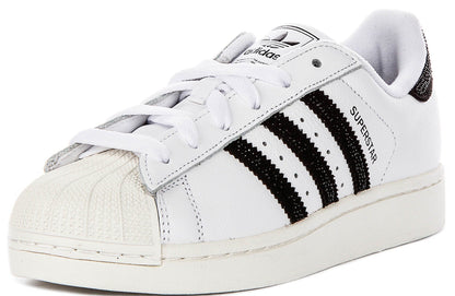 Adidas Superstar II Rhinestone In White Black For Women