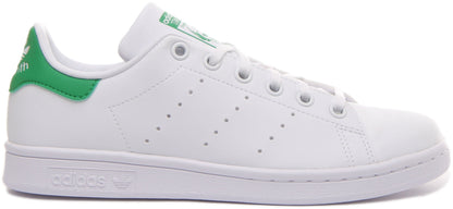 Adidas Stan Smith Chaussures de tennis classiques végane Primegreen pour jeunes en blanc vert