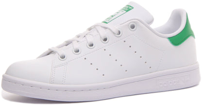 Adidas Stan Smith Chaussures de tennis classiques végane Primegreen pour jeunes en blanc vert