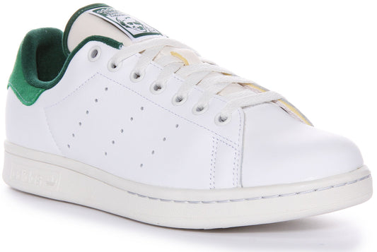 Adidas Stan Smith Classic Tennis Shoe Men's Trainers En Blanc Vert