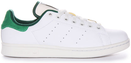 Adidas Stan Smith Classic Tennis Shoe Men's Trainers En Blanc Vert
