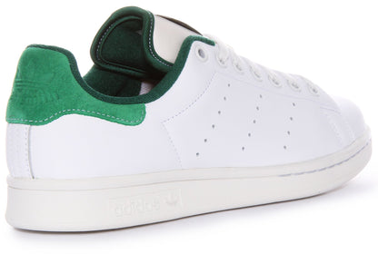 Adidas Stan Smith Classic Tennis Shoe Men's Trainers En Blanc Vert